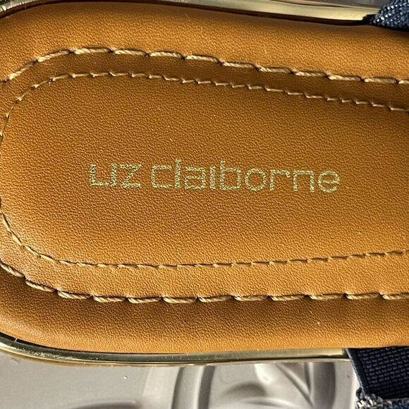 Liz Claiborne like new denim sandals size 7.5 - Picture 5 of 6